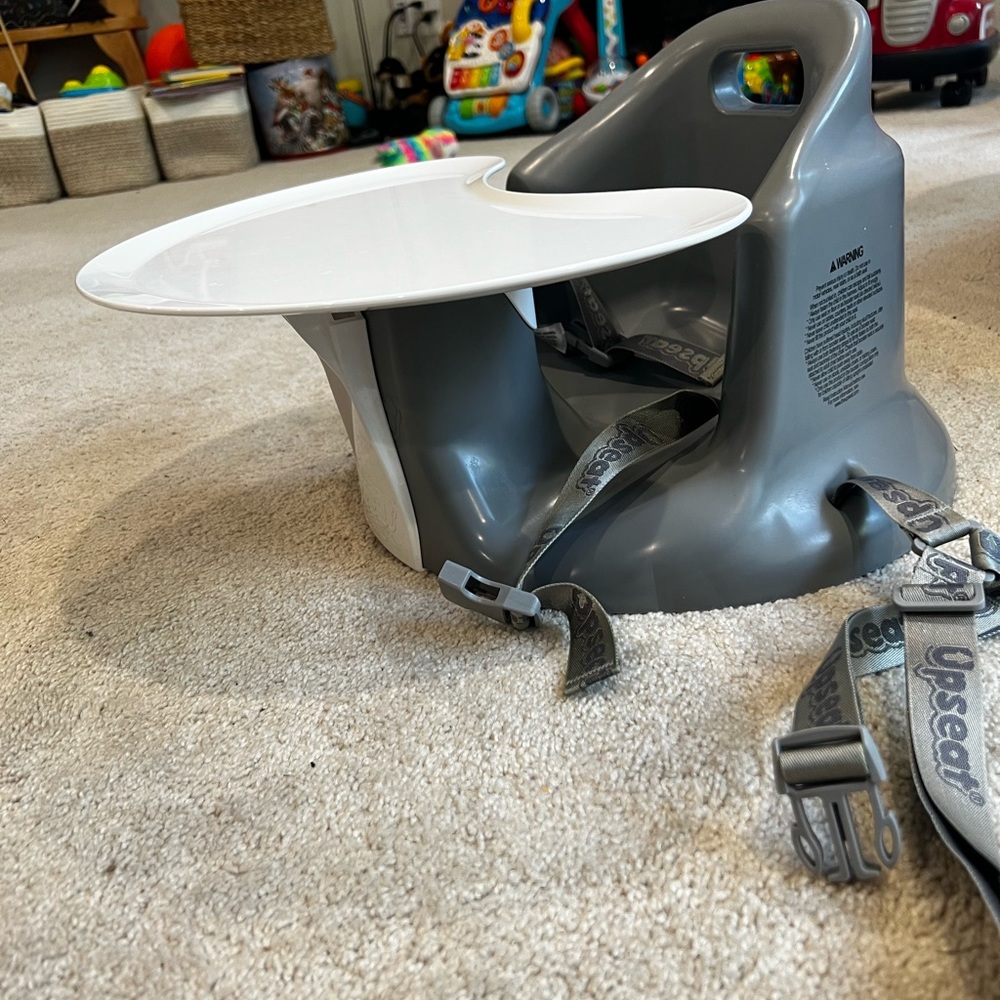 Upseat (baby floor & booster seat, w/ tray) EUC